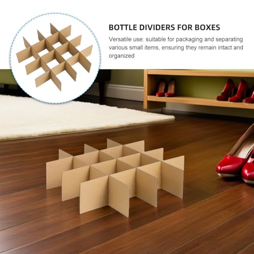iplusmile Karton Trennwände Für Umzugskartons 33.50X8.00X0.30Cm 18 Stück Wellpappe Fachteiler Zum Schutz Von Gläsern Und Geschirr Beim Versand Und Verpacken