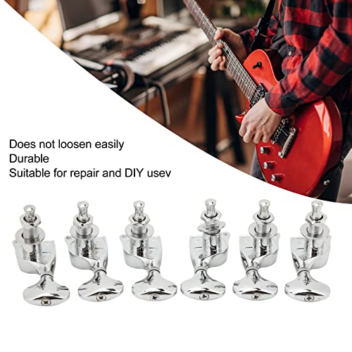 Puxador de corda de guitarra elétrica, fixação firme, proporção de engrenagem 1:18, conjunto de puxa
