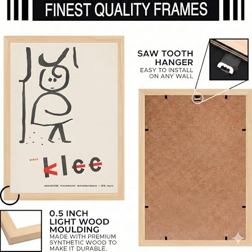 Image of BLINKART Typography Aesthetic Modern Art Walls With Frame | Natural Wood Texture | Living Room Bedroom Office Wall Decoration | Poster Home Decor Frames Wall Bedroom | 12x8 Inches (D391)