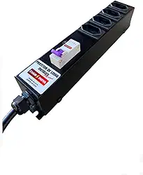 Filtro De Linha Regua Disjuntor 4 Tomadas 20a Preto 127/220