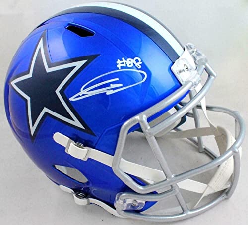 Ceedee Lamb Dallas Cowboys Signed Autograph Flash Full Size Speed Helmet Fanatics Certified #TOP11