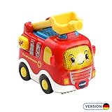 Spricht fröhliche Sätze und macht lustige Geräusche