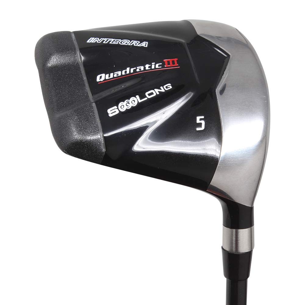 Big & Tall Men's (+1" Longer Than Standard Length) Integra SoooLong Quadratic III Square 5 Wood Golf Club, Right Handed Ultra Forgiving Stiff Flex Graphite Shaft