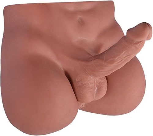 Consoladores enormes para hombre, masturbador realista con consolador flexible y entrada anal apretada, juguetes sexuales para adultos, para