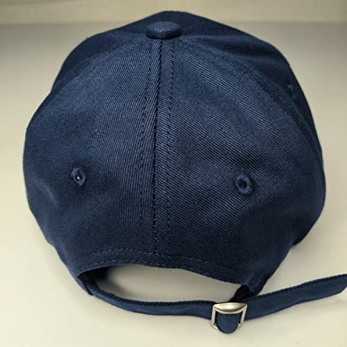 Cap Hat Classic Vintage Embroidered Hat Cap for Men Women Teenager Cap Adjustable Navy - Image 3
