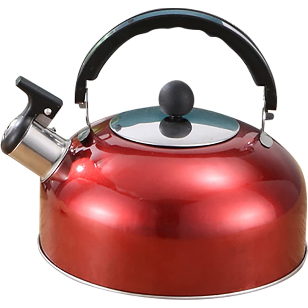 TYUHDUYUR Whistling Stovetop Tea Kettle 3L Stainless Steel Teapots Hot Water Boiling Whistling Tea Selected Pots and Utensilswith Cool Grip Handle for Induction