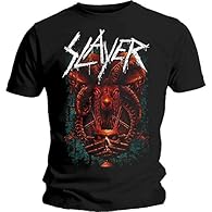 OFFICIALLY LICENSED: Ensures authenticity and brand integrity for all fans of Slayer COTTON FABRIC: Provides a soft and comfortable feel against the skin for everyday wear CLASSIC CREW NECK: Offers a timeless and versatile neckline suitable for any c...