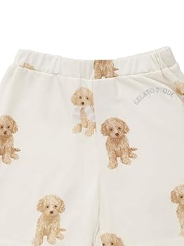 Amazon | [ジェラート ピケ] KIDSトイプードル柄ショートパンツ