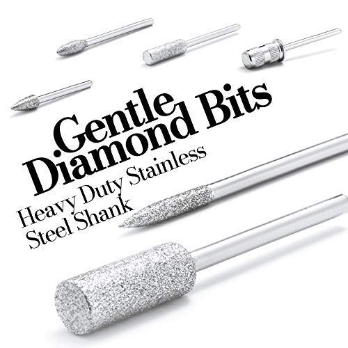Portable Electric Nail Drill - Efile Nail Drill File Kit for Acrylic Gel Nails Manicure Pedicure Polishing Shape Tools with Nail Drill Bits and Sanding Bands - Thumbnail 3