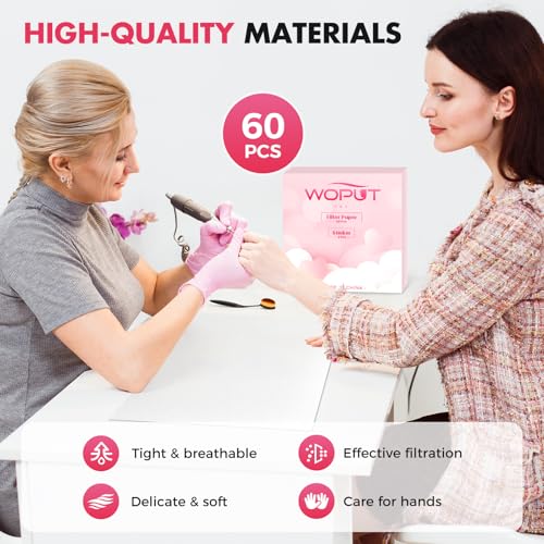 Filtros desechables para colector de polvo de uñas 60 pzas miniatura 3
