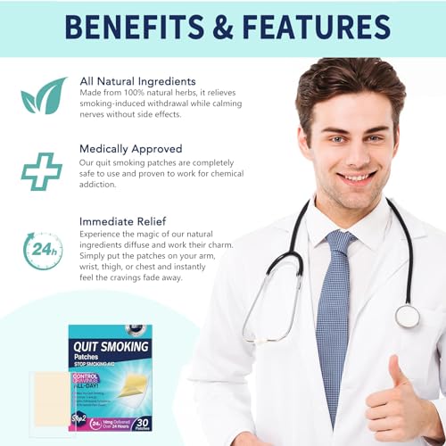 Quit-Smoking-Patches-Step-2-14mg-Stop-Smoking-Aid-Transdermal-System-Patch-30-Count-Quit-Smoking-Stickers-Delivered-Over-24-Hours-Easy-to-Help-Control-Smoking-Cravings-That-Work-with-2-Weeks