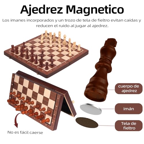 Encuentra reviews de Ajedrez madera - solo los mejores. 9 Imagen adicional