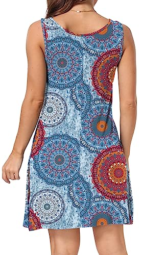 Image of Short /Long Sleeve Women's Cold Shoulder Dress with Pockets Casual Swing T-Shirt Dresses