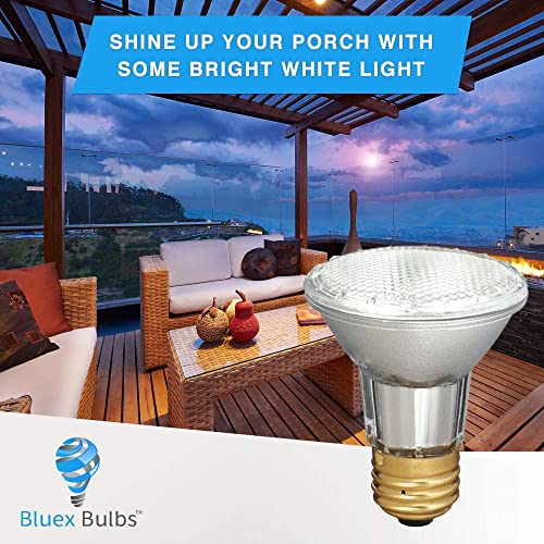 8 Pack Par20 Halogen Flood Light Bulbs 39W Indore Outdoor Flood Dimmable E26 Base 120V Flood Light Bulbs For Security Spotlight Indoor Recessed Light Bulbs - Par20 Flood Halogen Light Bulbs #TOP2