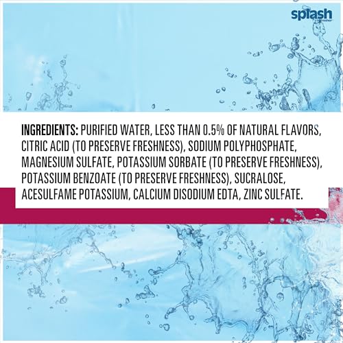 Image of Splash Blast Water, Wild Berry, 16.9 Fl Oz | 30 Pack | Plastic Bottle