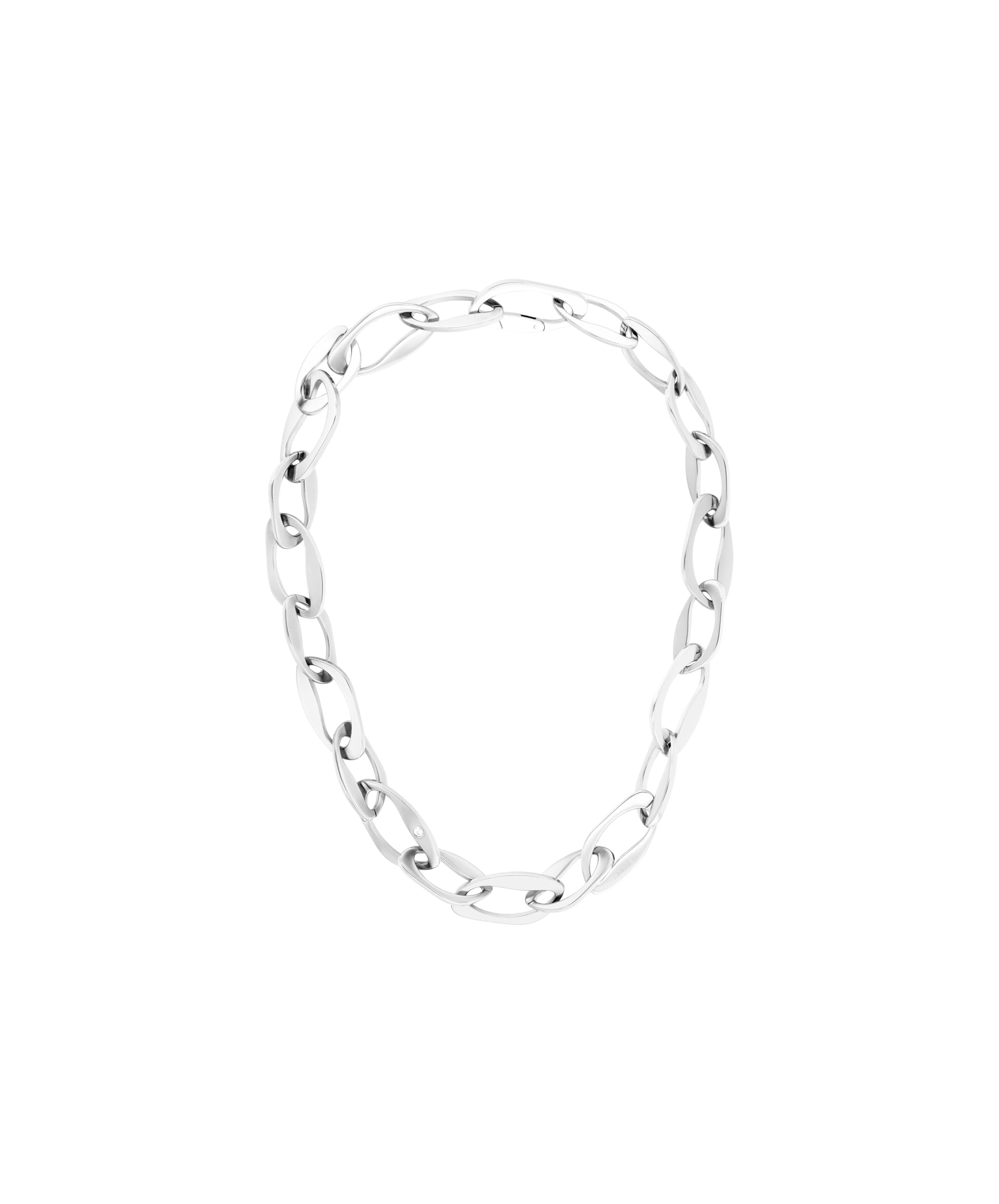 Calvin Klein Gliederhalskette für Damen Kollektion HARMONIOUS CONNECTION in Edelstahl verziert mit Kristallen - Erhältlich aus Gold oder Silber