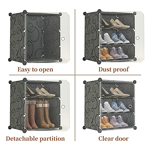 Aeitc Shoe Rack 9 Tiers Shoe Organizer Narrow Standing Stackable Shoe Storage Cabinet For Closet #TOP4