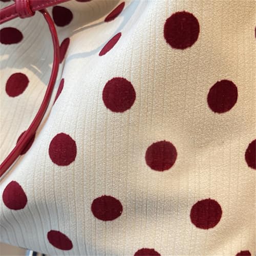 Polka Dot Tote Bag for Women Bow Tie Hobo Bags for Women Slouchy Tote Purse Large Shoulder Handbag Satchel for Travel Work2