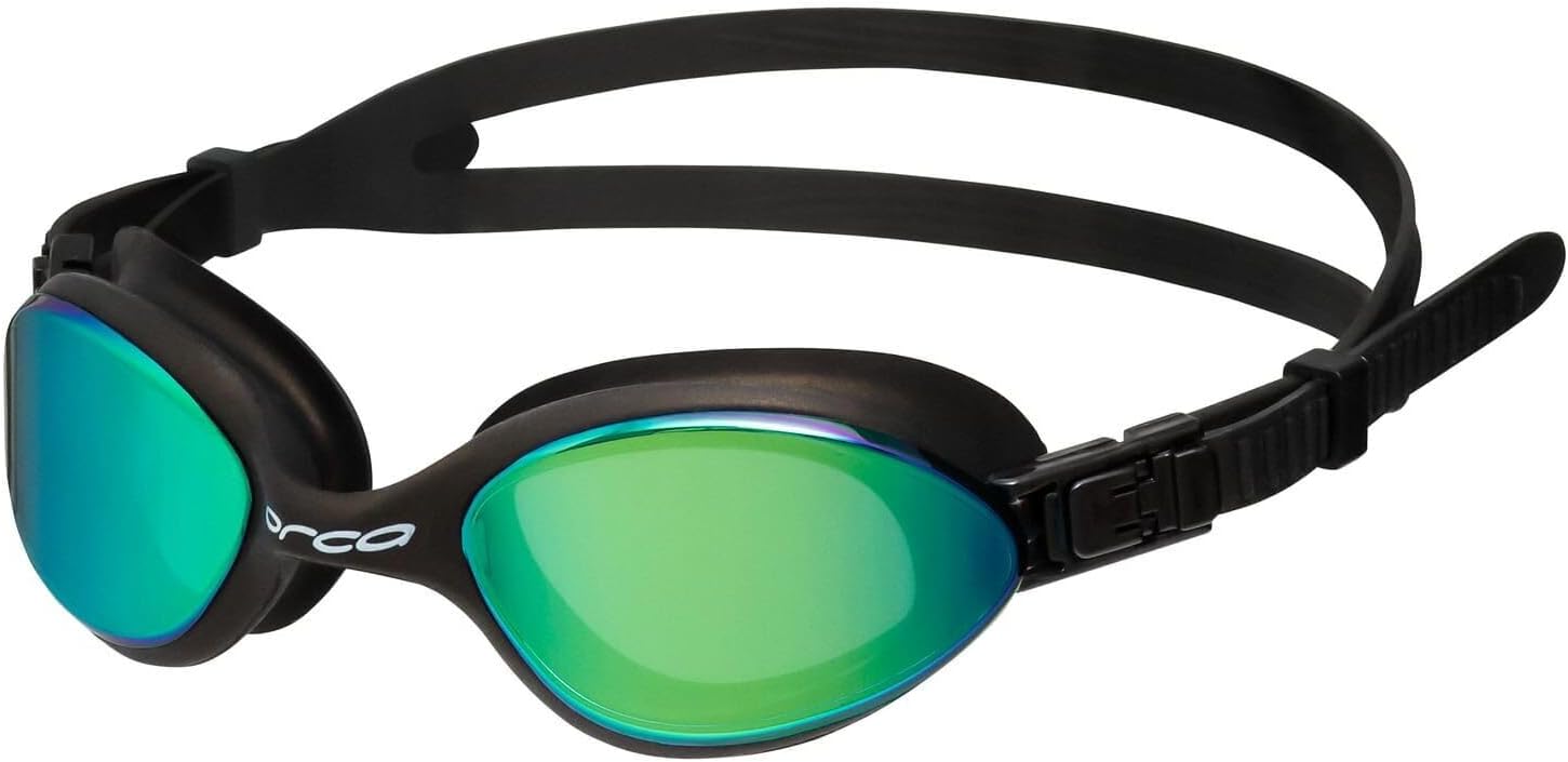 Orca 2023 Killa 180º Swimming Goggles - Mirror Black - Waterproof Sprayproof - Unisex