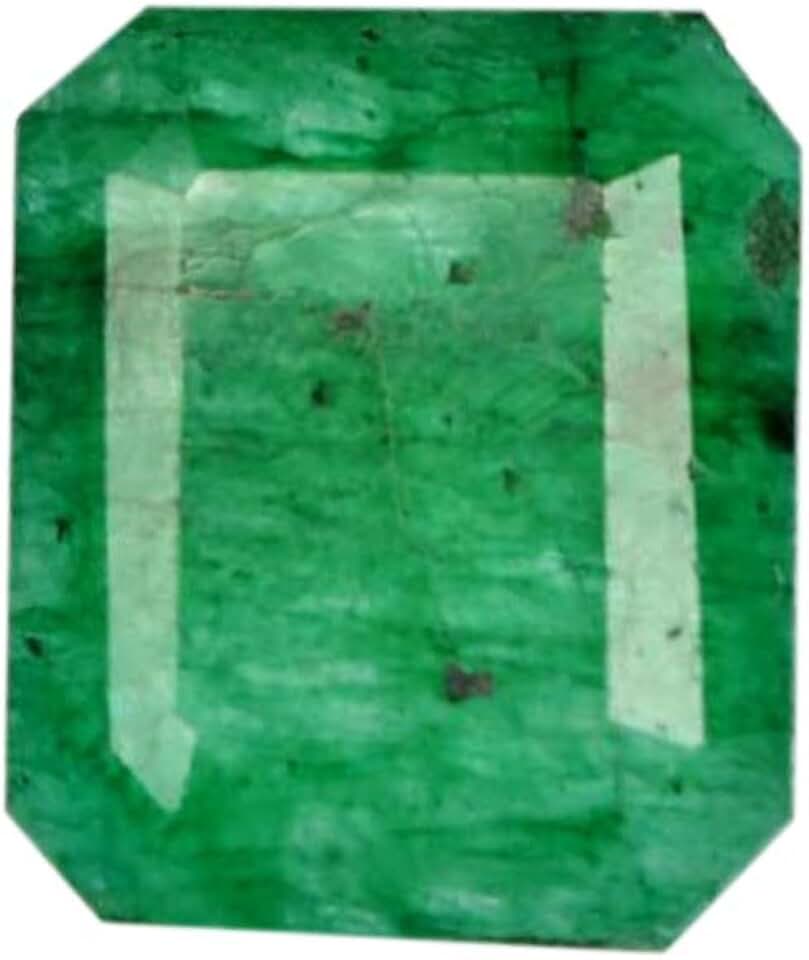 Esmeralda verde certificada Gemhub Egl 5,40 quilates. Pedra solta com corte esmeralda - Bijuteria natural verde esmeralda B-7377