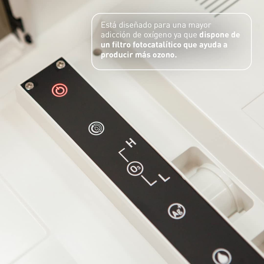 Ozono Hogar - Generador de Ozono Doméstico Alfa Plus Ultra - Purificador de agua instalable en lavadoras para desinfectar - Lava tu ropa sin detergente ni otros productos químicos