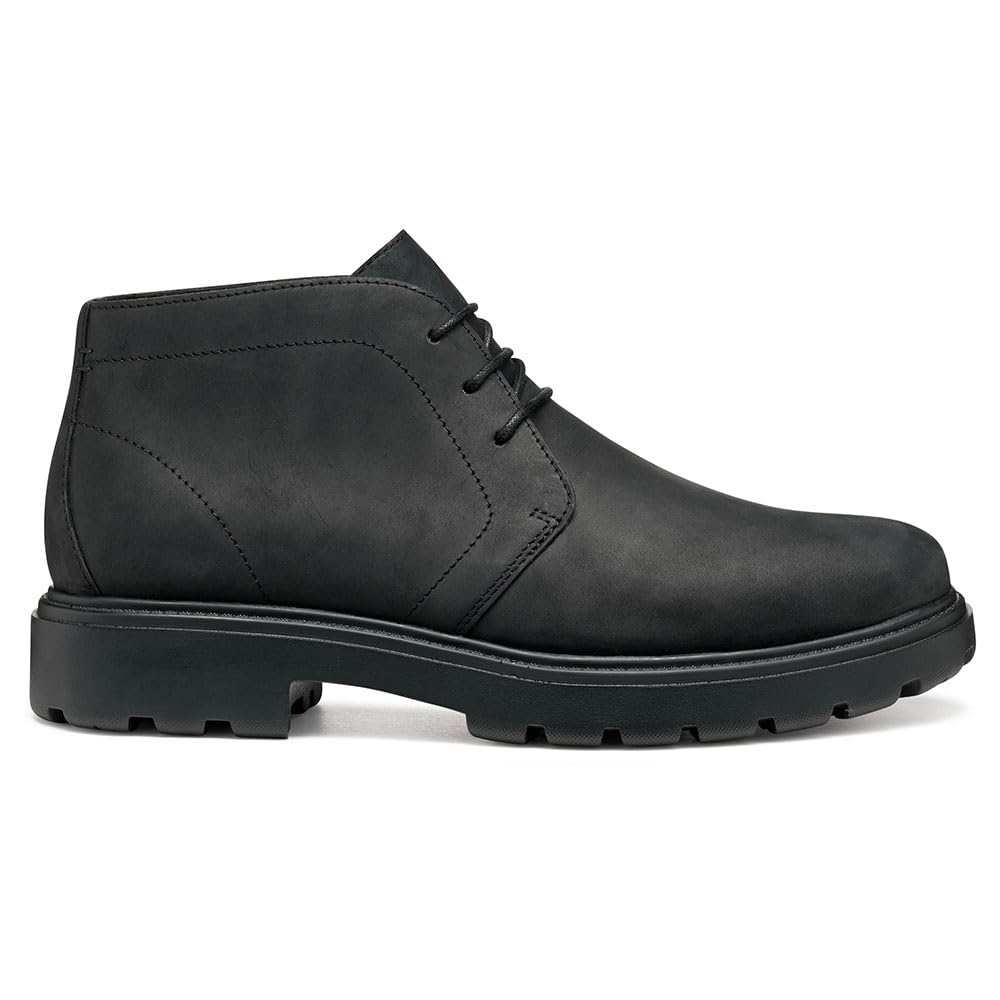 Geox Hombre Negro U Spherica Ec7 Ankle Boot Para Talla 42,5 Eu, 42.5 Eu