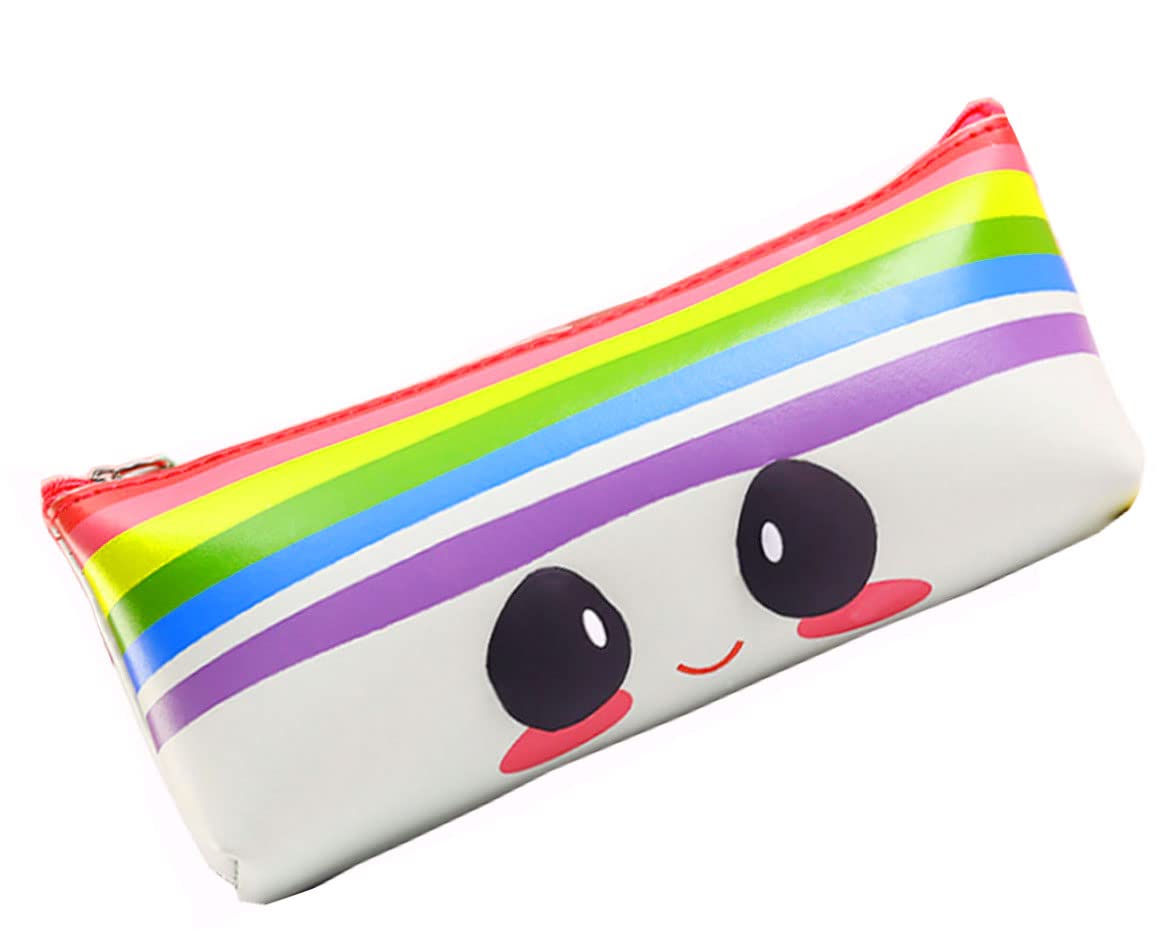 KOBBET® Soft Cute Eyes Pencil Pouch for Girls Students Silicone Pencil Case Storage Pouch Travel Pouch with Big Cute Eyes and Zipper Closer Eyes Pencil Holder Return Gift Multicolor (Pack of 1) (B09X37ZK8X) Amazon Price History, Amazon Price Tracker