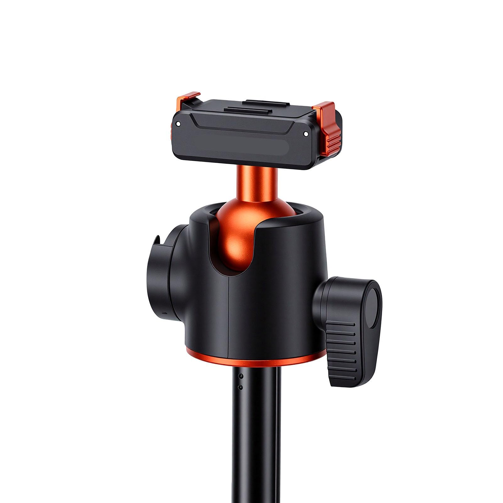 LICAEVEY Asta per Selfie con Treppiede da 140 Cm, Chiusura Magnetica a Scatto con Sgancio Rapido, Altezza Regolabile, Testa a Sfera a 360 Gradi, Asta per Fotocamera da Viaggio Pieghevole