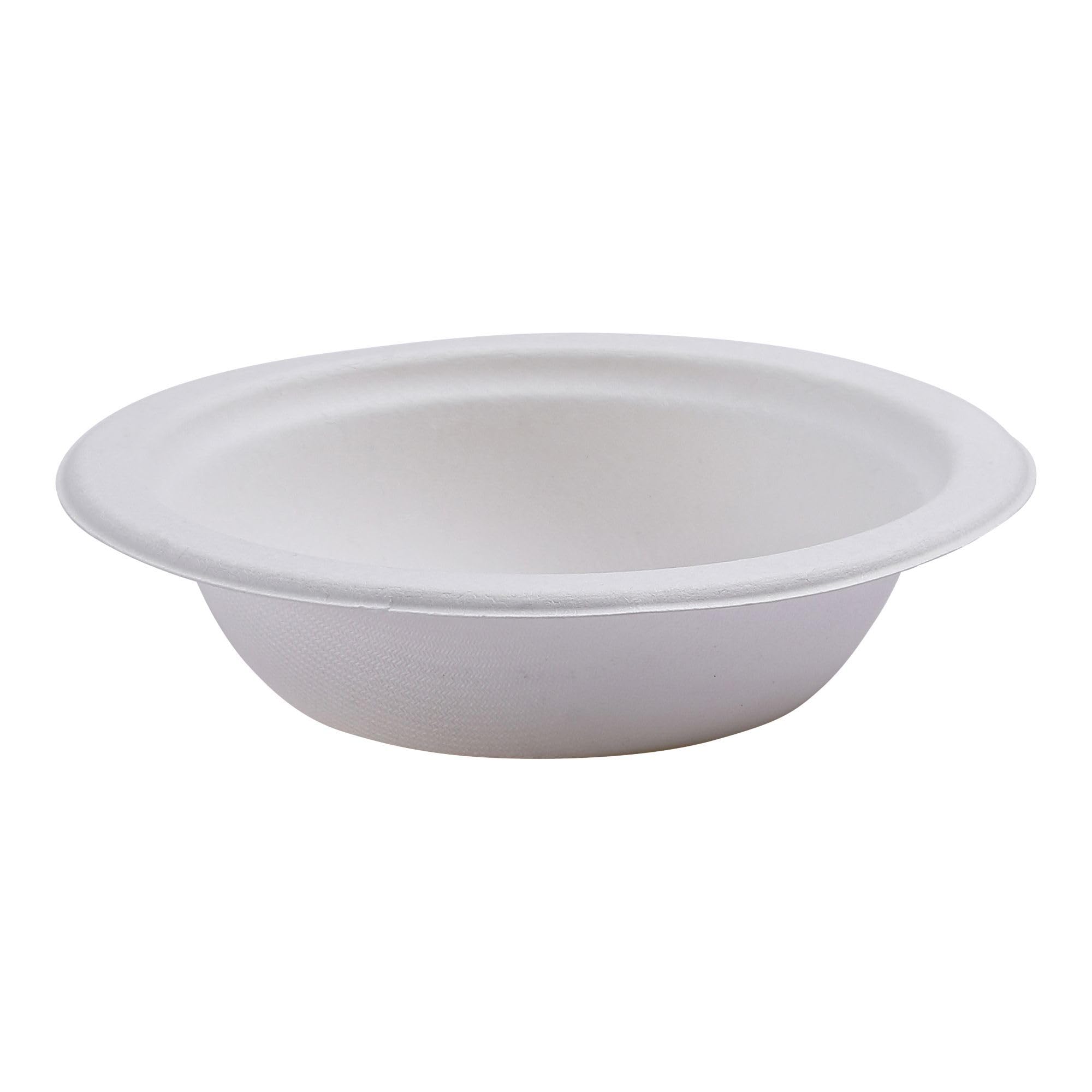Compostable 12oz Molded Fiber Bowls by ECO PRODUCTS – 12oz, 12.0 ounces, Molded Fiber, White, Pack of 1000