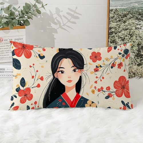 Coussins canapé lavables解决客厅单调 2件套60x40cm天鹅绒抱枕套柔软亲肤 - 5