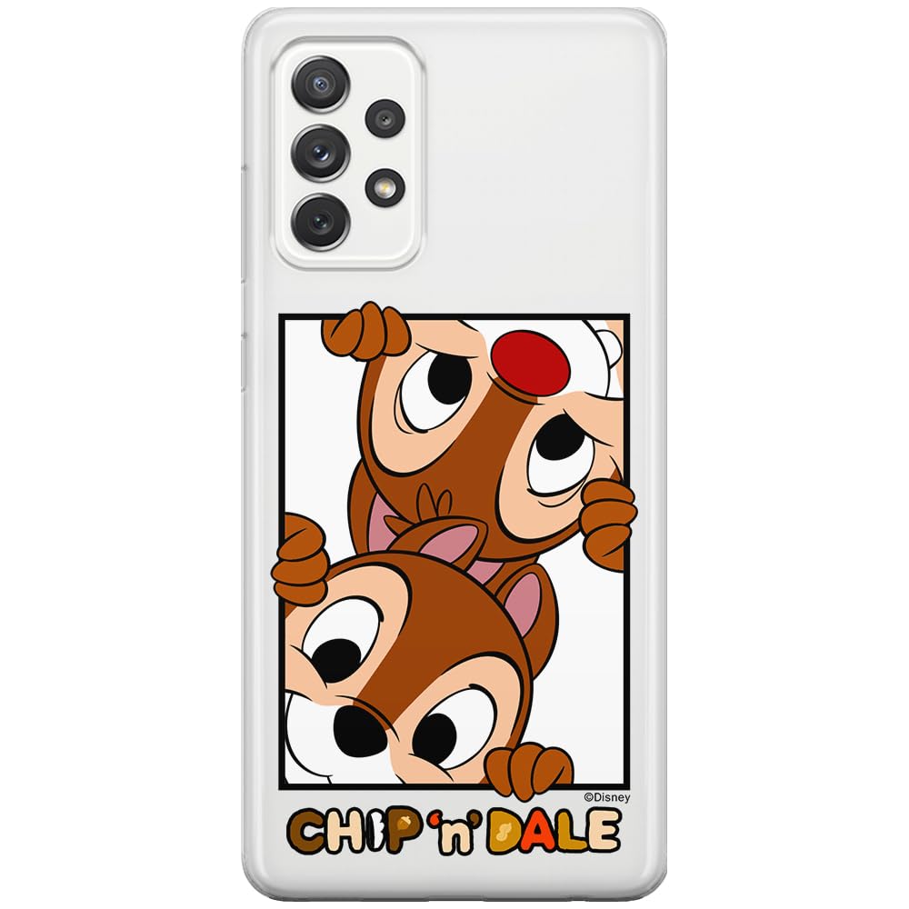 ERT GROUP mobile phone case for Samsung A33 5G original and officially Licensed Disney pattern Chip & Dale 005 optimally adapted to the shape of the mobile phone, partially transparent