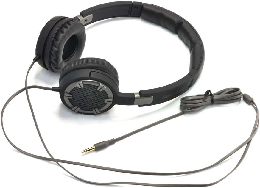 Gear Head HQ4750BCM Dynamic Bass Stereo Headphones with Noise Isolation, Grey