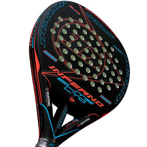 Dunlop Inferno Elite Paddle Racquet, Blauw - Image 5