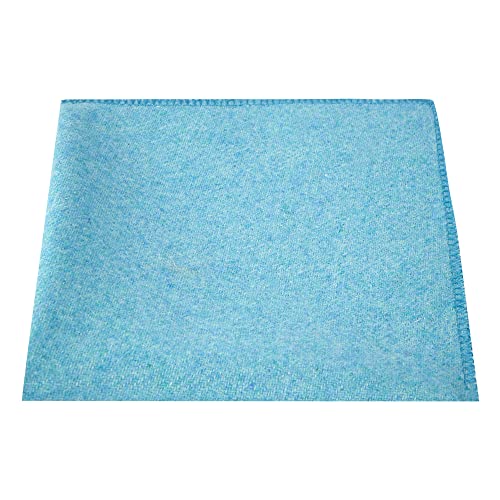 King & Priory Maya Blue Donegal Tweed Pocket Square, Handkerchief, Tweed