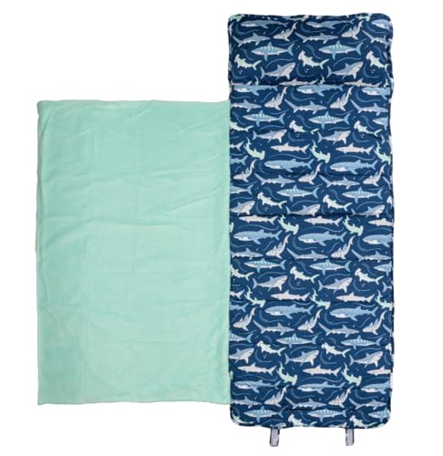 Image of Stephen Joseph, Toddler All Over Print Nap Mat with Soft Blanket and Removable Pillow for Boys & Girls, Kids Sleeping Bag for Elementary, Daycare, Preschool with Carry Handle, Camo