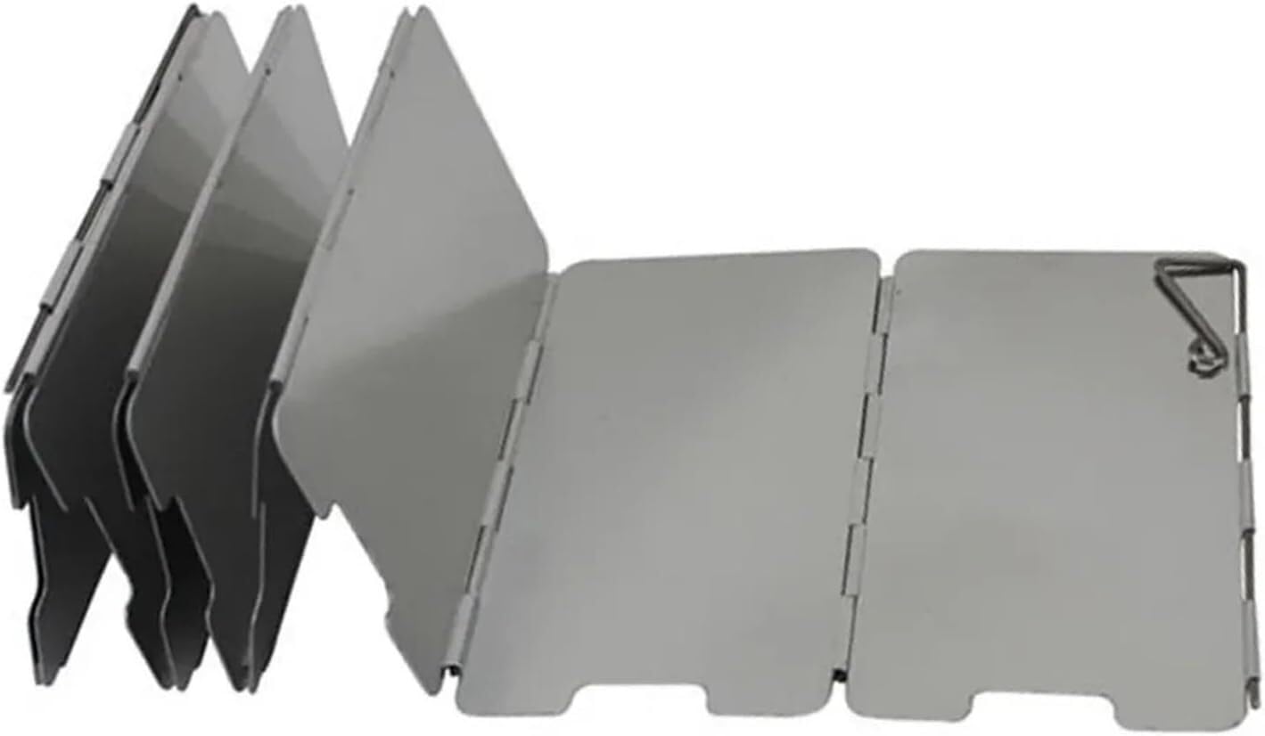 k3Mq9Rw Versatile for multiple scenarios Foldable Aluminum Alloy Camping Stove Windscreen, Ideal For Camping And Picnics