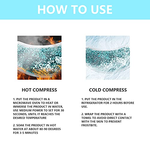 Oogtherapie Gel Packs, Spa Ice Pack voor Ogen Gel Ice Pack Eye Gel Ice Pack voor Vrouwen voor Donkere Kringen voor Ogen… - Afbeelding 8