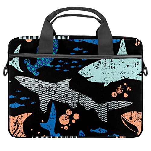 Sacoche ordinateur portable antichoc motif mer pour protéger un PC 13.3 ou 14.5 pouces