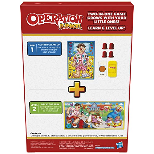 Hasbro Gaming Operation Junior Juego de Mesa para Niños miniatura 2