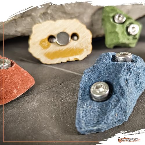 Foto von 5ER SET Bouldersteine/Klettergriffe als Kühlschrankmagnet (5er Set bunt gemischt)