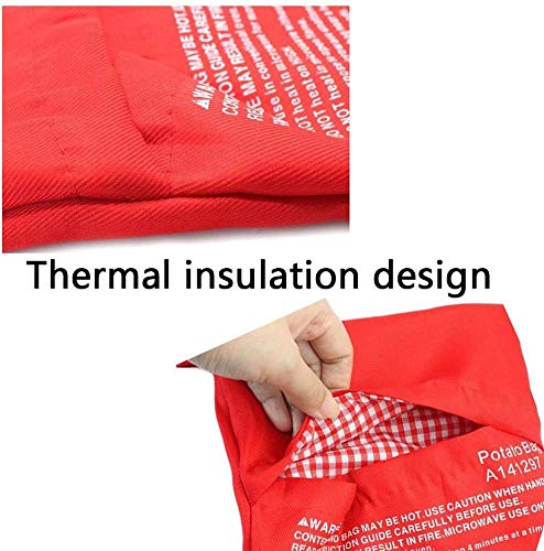 JUKOTA Mikrowellen Kartoffeltasche - 2 Stück Für Perfekte Kartoffeln