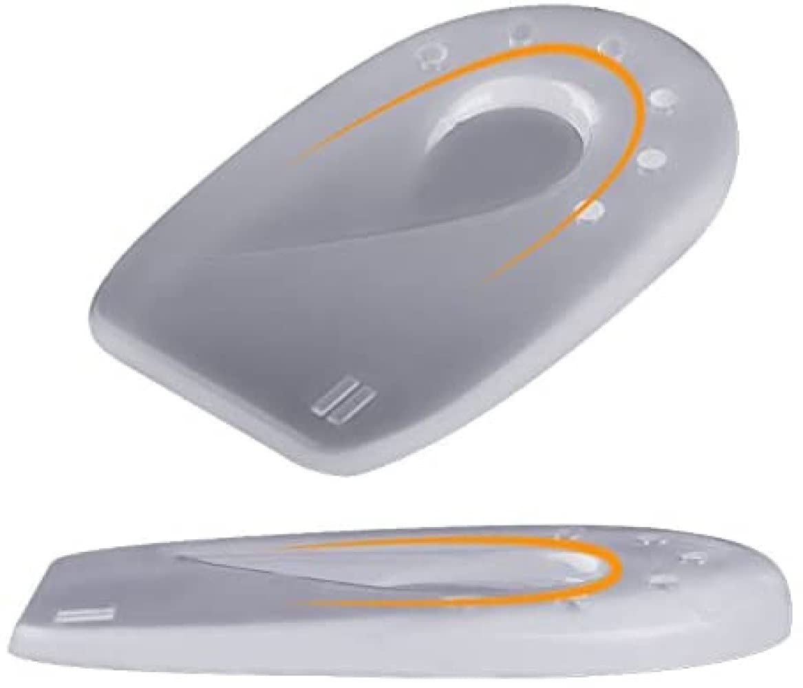 Pedimend solette in silicone gel comfort tallone imbottito | | inserti | (2PAIR – 4pcs) | gel tallone cuscino | alleviare la spina calcaneare e formicolio, mal di piedi, fascite plantare | for Men &