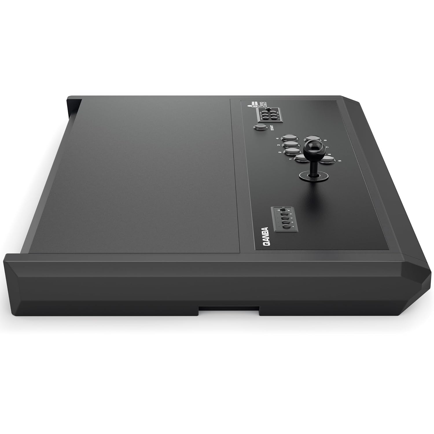 qanba Arcade 2009 1 Player - Arcade Stick 1 joueur avec cadre métallique robuste - Compatible avec PC, Steam Deck et Android - Joystick de précision Gravity, Mode Turbo, Rangement intégré