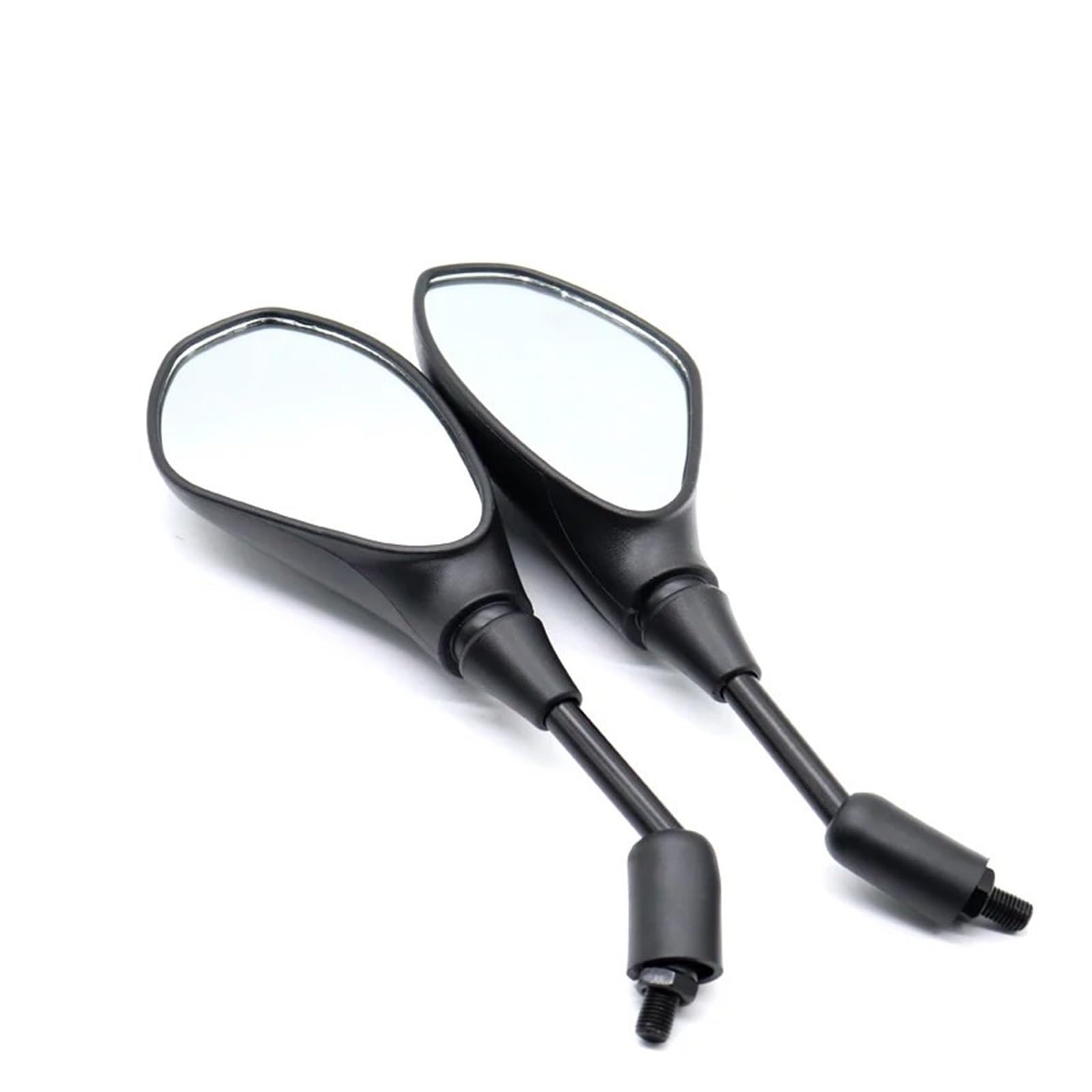 Retrovisore Laterale Manubrio Per Suzuki TL1000 DL650 GSR 600 750 GSX S750 R600 R750 Universial 10mm Specchi Moto Racing Sport Specchietto Retrovisore Specchio Posteriore (Color : Nero