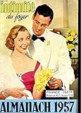 almanach oberthur 1957  Intimité du foyer. almanach de 1957