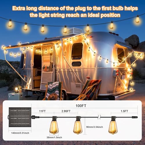 25% Off 100FT Solar String Lights with Remote & Timer