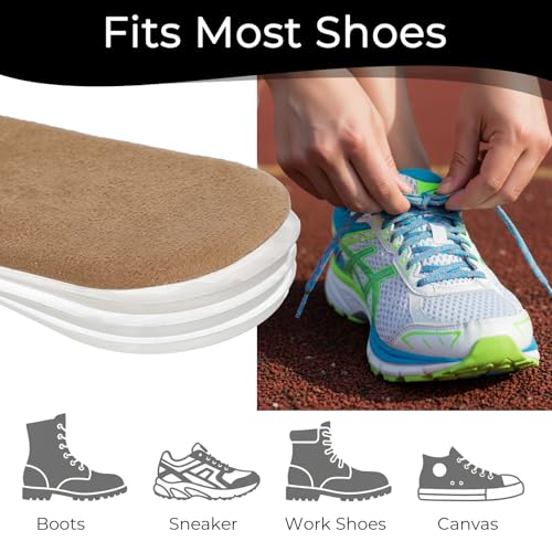 Elevadores Ajustables de Gel para Zapatos, 3 Niveles miniatura 6
