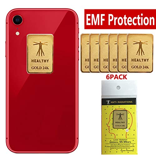 6Pcs - EMF Protection Cell Phone Sticker, Anti Radiation Protector Sticker, HUAGASION EMF