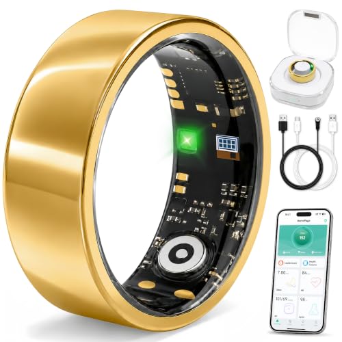 VIVIYO Smart Ring Health & Fitness Tracker for Men and...