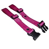 Brustgurt wird individuell durch die beiden außen liegenden Schieber an den Schulterriemen befestigt